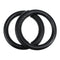 1 Pair 23cm ABS Gymnastic Rings Fitness Gym Household Rings Muscle Strength Training Tools