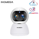 [Dual Lens] INQMEGA Cloud 1080P 2MP Dual-Lens PT 360 Wireless IP Camera Wifi Auto Tracking Indoor Home Security Surveillance CCTV Network Baby Monitors