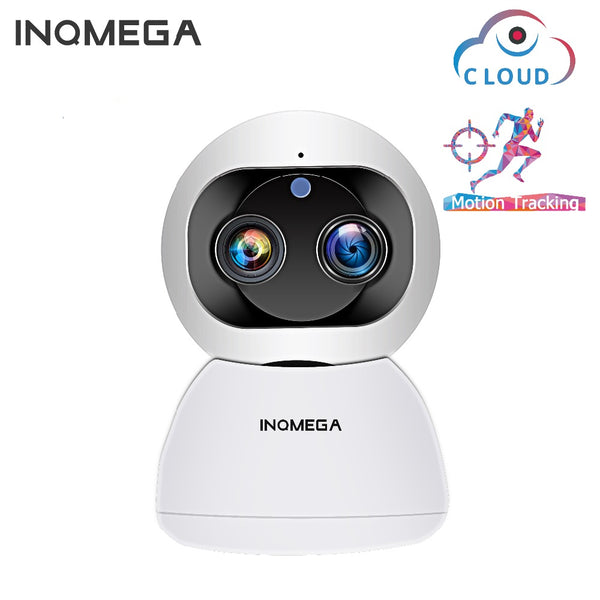 [Dual Lens] INQMEGA Cloud 1080P 2MP Dual-Lens PT 360 Wireless IP Camera Wifi Auto Tracking Indoor Home Security Surveillance CCTV Network Baby Monitors