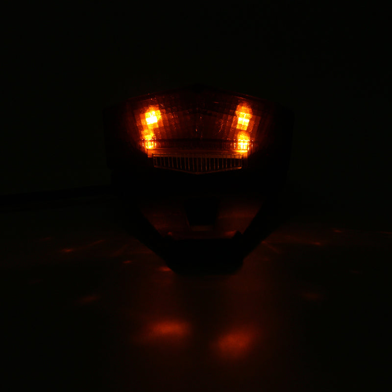 LED Fender Tail Rear Brake Turn License Plate Light Motorcycle Dirt Bike
