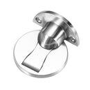 Heavy Duty Zinc Alloy Magnetic Door Stopper Hidden Floor Mount Door Catch Free Punching Door Holder w/ 3M Sticker