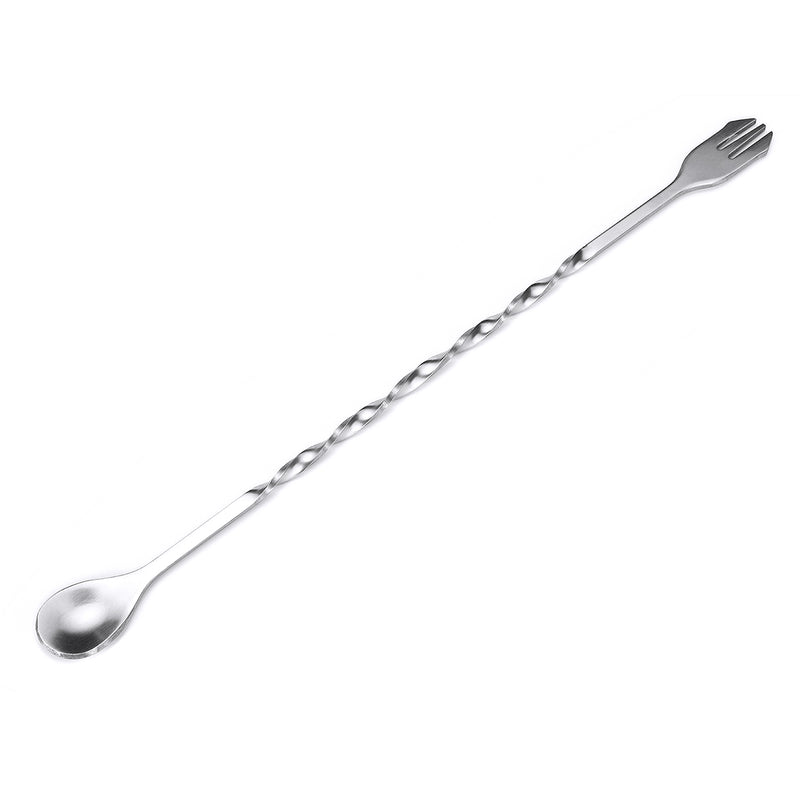 5pcs Cocktail Shaker Set Jigger Mixing Spoon Tong Barware Bartender Tools w/Wood Storage Stand Bars Mixed Drinks