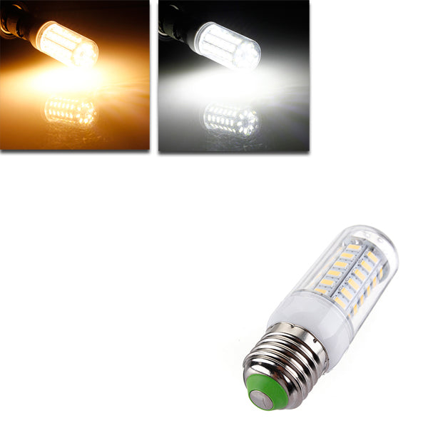 E27 6W 56 SMD 5730 LED Ultra Brigh Cover Corn Bulb AC 220V