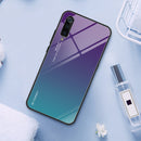 Bakeey Gradient Color Tempered Glass + Soft TPU Back Cover Protective Case for Xiaomi Mi9 / Mi 9 Transparent Edition