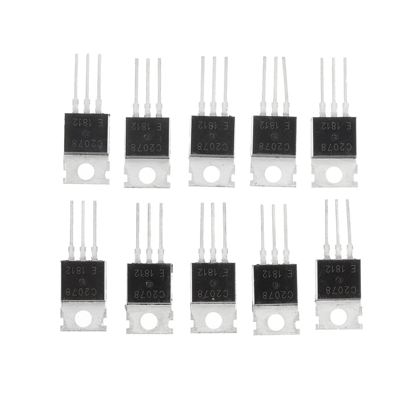 10pcs C2078 2SC2078 3A 80V NPN High Frequency Transistor Channel