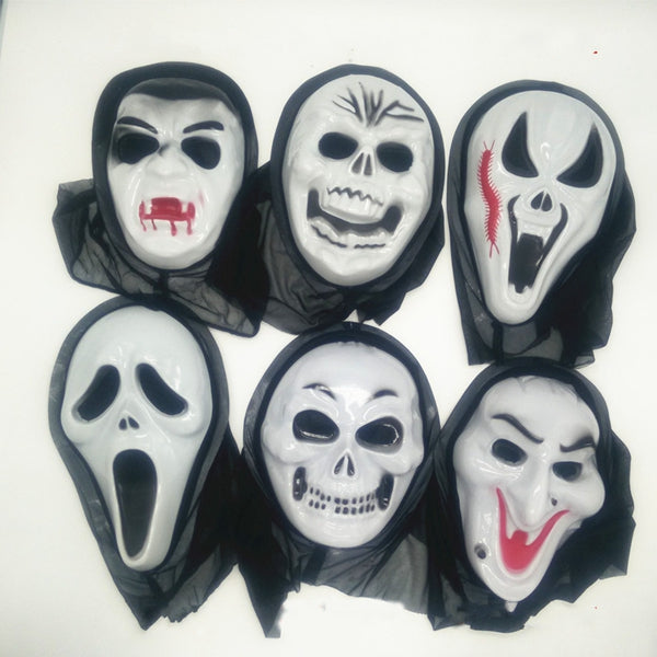 Halloween Scary Mask Party Props Face Mask Hip-Hop Ghost Dance Skull Mask