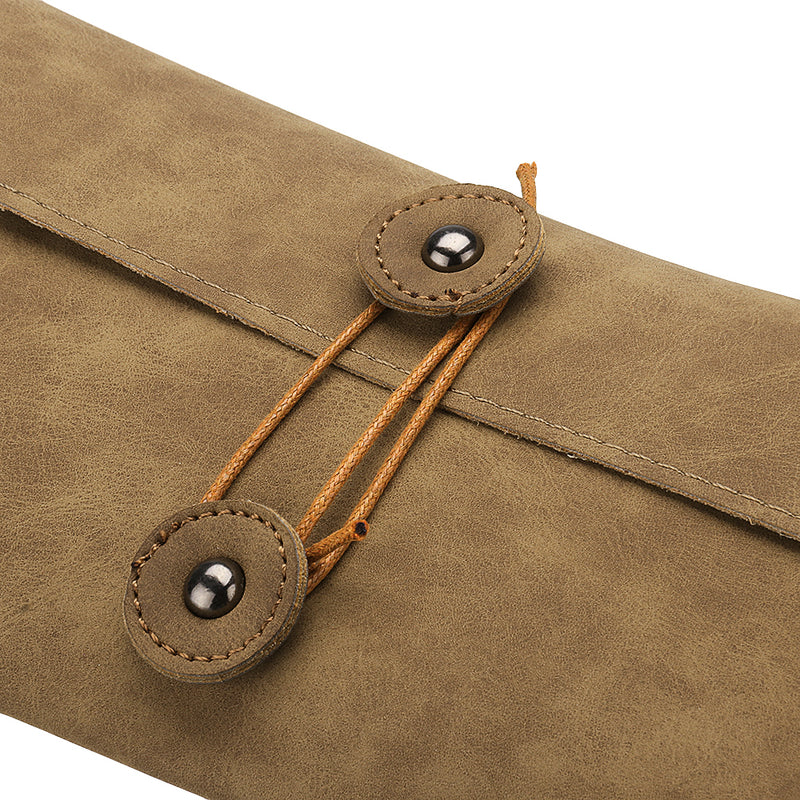 PU Leather Keyboard Storage Bag Dustproof Carrying Bag for 61 Key Mechanical Keyboard