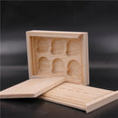 Wooden Coin Storage Box Collector NGC PCGS ICG Coin Slab Display Case Cabinet Holder