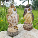 Synthetic Resin Owl Outdoor Hunting Decoy Garden Yard Landscape Decorations