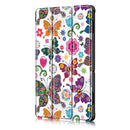 Tri-Fold Printing Tablet Case Cover for Lenovo Tab E10 Tablet - Butterfly
