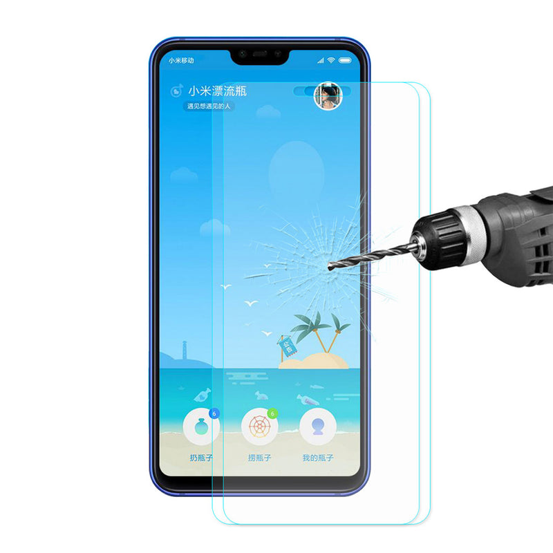 Enkay 2PCS Anti-explosion Full Cover Tempered Glass Screen Protector for Xiaomi Mi8 Mi 8 Lite