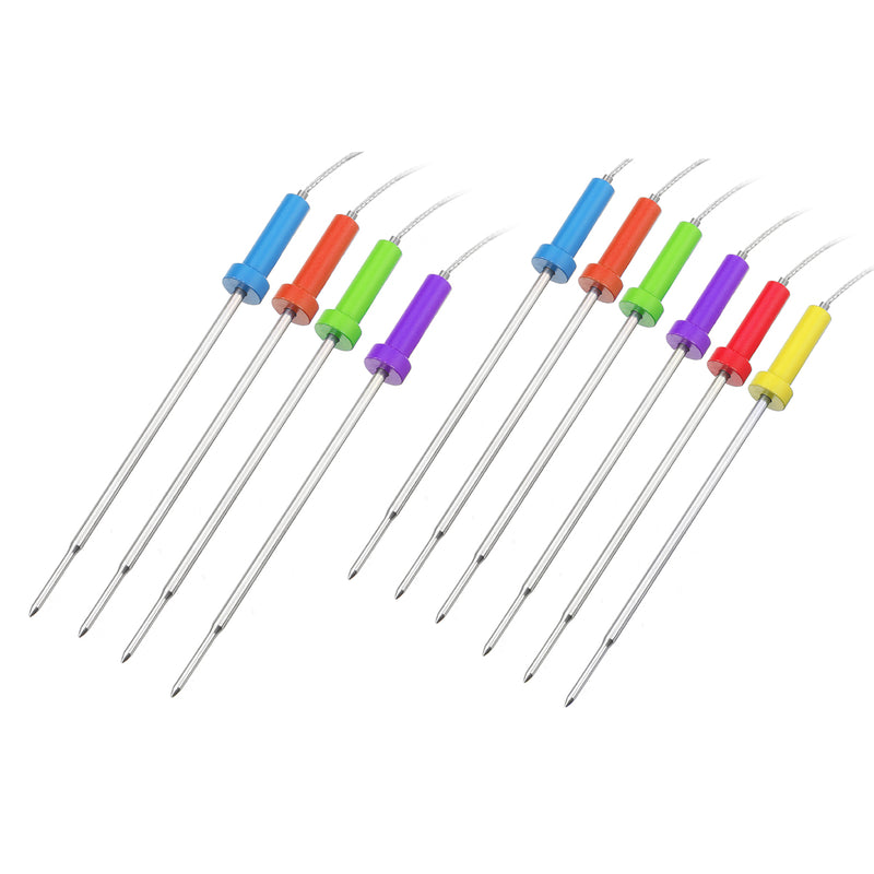 6PCS/4PCS Bluetooth Barbecue Thermometer Stainless Steel Clip Cooking More Easier Bluetooth Barbecue Thermometer BBQ Thermometer