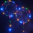 20-inch DIY Luminous Transparent Wave Ball Birthday Wedding Decoration Led Lantern Balloon Vibrating Toy