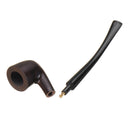 Man High-end Ebony Wooden Enchase Smoking Filter Pipe Long Handle Water Pipe