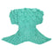 180x90 Yarn Knitting Mermaid Tail Blanket Wave Stripe Warm Bed Mat Super Soft Sleep Bag