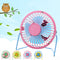 4 inch Protable USB Cooling Fan Mini Desktop Fan Aluminum Leaf Summer Electric Cooler