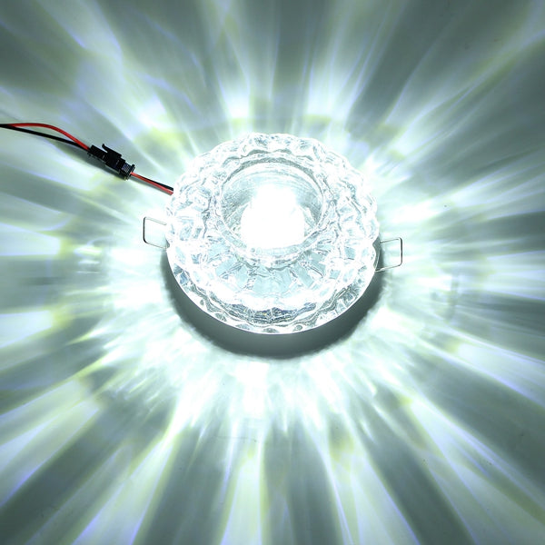 Modern 5W Crystal Ceiling Light Fixture Flush Mounted Pendant Chandelier Lamp for Aisle Hallway