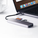 ROCK 6 IN 1 USB-C To 3*USB3.0 TF SD Card Slot PD Fast Charging Adapter HUB For MacBook MateBook ThinkPad New S2 Xiaomi HUAWEI