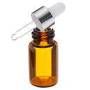 3ml Portable Glass Essential Oil Bottles Aromatherapy Toner Drip Packaging Bottle