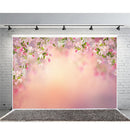 7x5FT Peach Flower Board Photography Backdrop Studio Prop Background