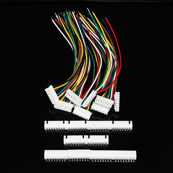 10sets 15cm XH2.54 8Pin 24AWG 1007 Terminal Wire Circuit Board Connecting Cable With Socket