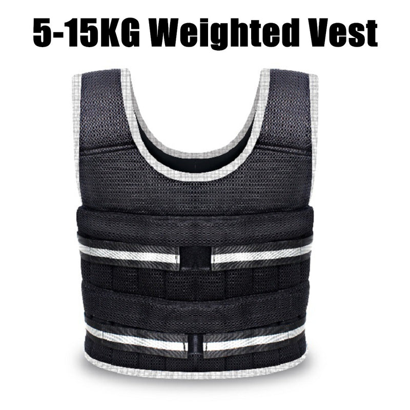 5-20kg Running Equipment Weight-bearging Vest Empty Vest Fitness Weightlifting Training Vest