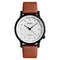 SKMEI 1210 Fashion Watch Simple Style Leather Strap Casual Unisex Quartz Analog Wrist Watch