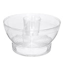 MEIGAR Kitchen Vegetable Fruit Salad Bowl Food Snacks Storage Transparent Container