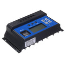 10A-60A 12V/24V Solar Panel Charger Controller Battery Regulator Dual USB LCD Display Solar Charge Controller