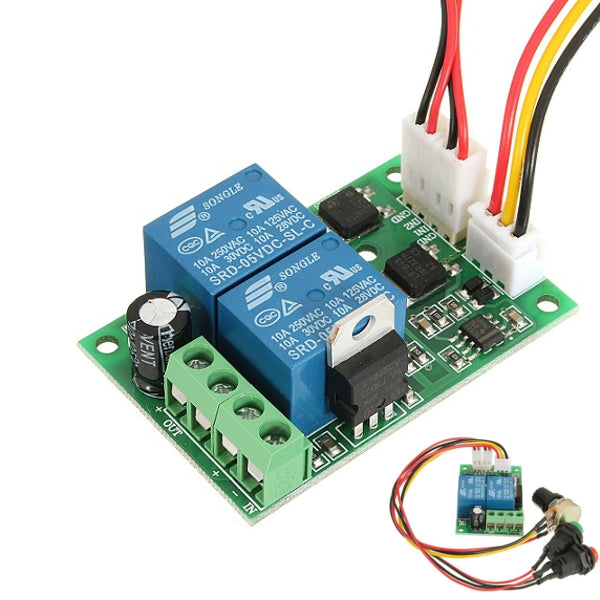 DC 6/9/12/24V 3A PWM Motor Speed Controller Forward Backward Reversible Switch