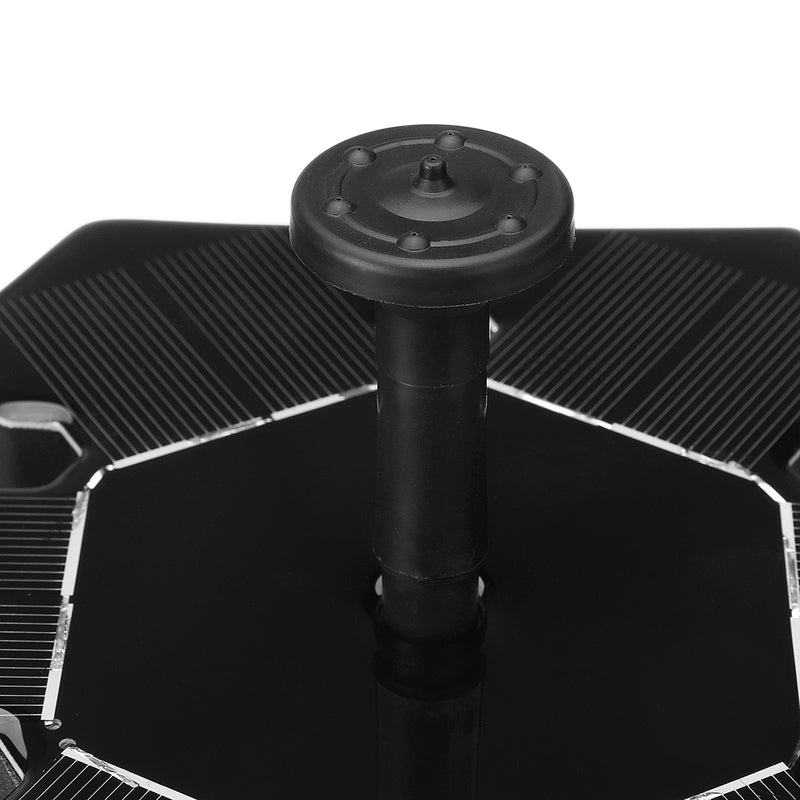 Garden Mini Floating Solar Power Water Pump Fountain 4 Sprayers Garden Ponds Floating Decoration Kit