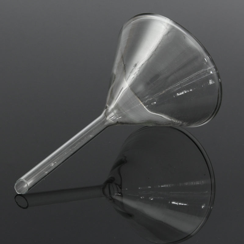 40/50/60/75/90/120mm Lab Glass Funnel Short Stem Thick Glass Multiple Size