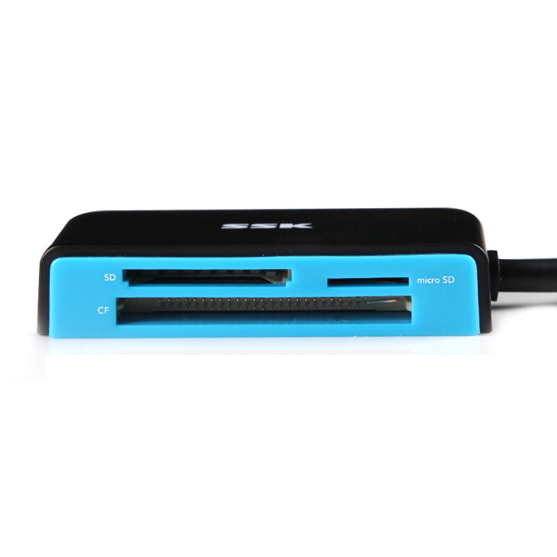 SSK SCRM330 3-In-1 USB 3.0 to Micro SD TF CF SD Card Reader