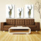 Miico Hand Painted Oil Paintings Simple Male Deer A Wall Art For Home Decoration Painting