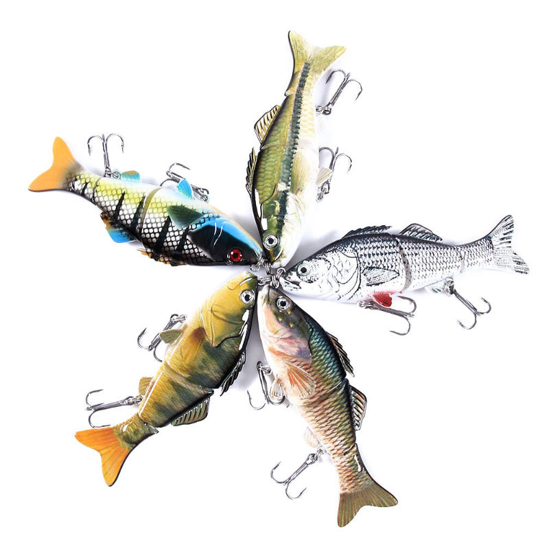 HENGJIA 10cm 18g Hard Multi Jointed Lure Fishing Bait Fishing Lure