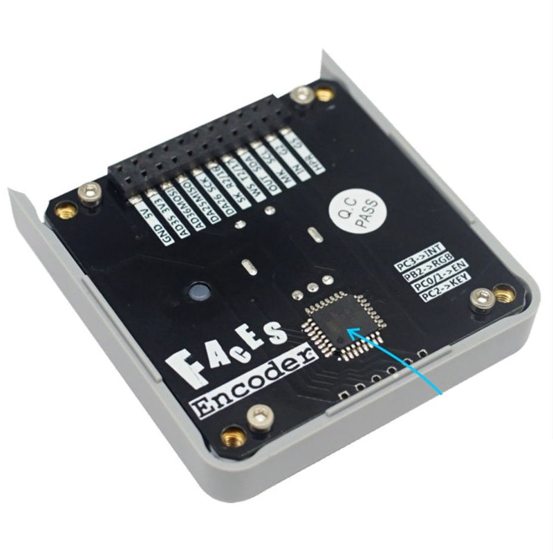 Encoder Module for M5Stack FACES ESP32 Pocket Computer with 12pcs RGB LED MEGA328 Inside I2C