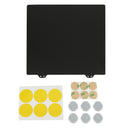 Black 220x220mm Double Texture PEI Powder Steel Plate with 6 Magnetic Block for 3D Printer