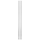 2Pcs 250mm Glass Stirring Mixing Rod Stirrer Mixer Sticks Rods Laboratory Experiment Glassware