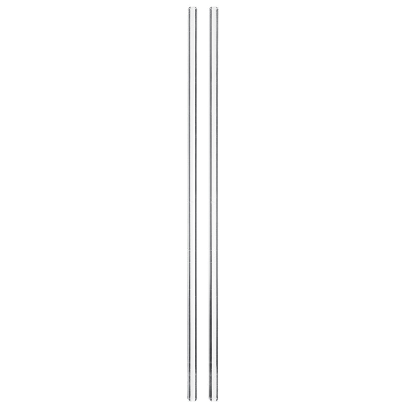 2Pcs 250mm Glass Stirring Mixing Rod Stirrer Mixer Sticks Rods Laboratory Experiment Glassware