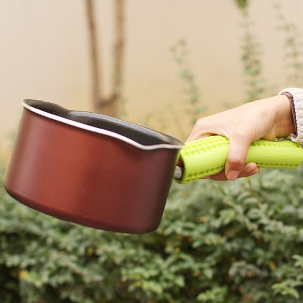 Kitchen Silicone Insulated Panhandle Cover Anti-slip Kitchen Sets Handle
