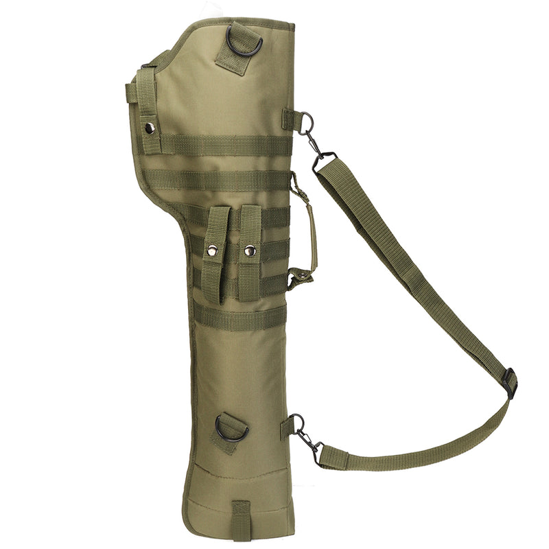 75CM Scabbard Molle Arm Green Bag Padded Holster Case Backpack for Hunting