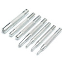 12Pcs Metal Hole Punches Snap Rivet Fasteners Tool Setter Base Set for DIY Leathercraft
