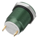 Excellway 5A/16V 12mm 2Pin Button Switch Stainless Steel Momentary Push Button Switch Flat Top 5 Color