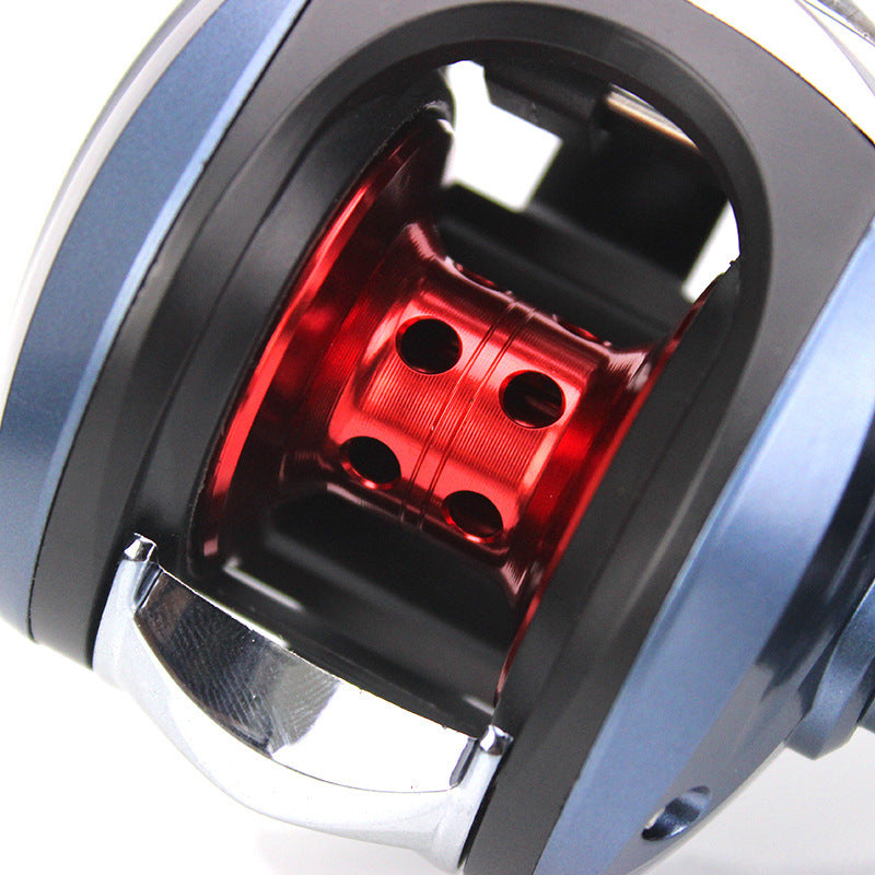 ZANLURE 7.2:1 Alloy Baitcasting Fishing Reel Multi Bearing Double Brake Left Right Fishing Wheel