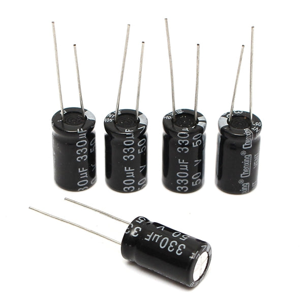 360pcs 15 Value 50V Electrolytic Capacitor 1UF-2200UF Assortment Kit