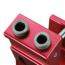 Drillpro Aluninum Alloy 2 Pocket Hole Syestem Pocket Hole Jig Drill Locator Guide with Drill Screwdriver Set and Pocket Hole Screw Plug Woodworking Tool