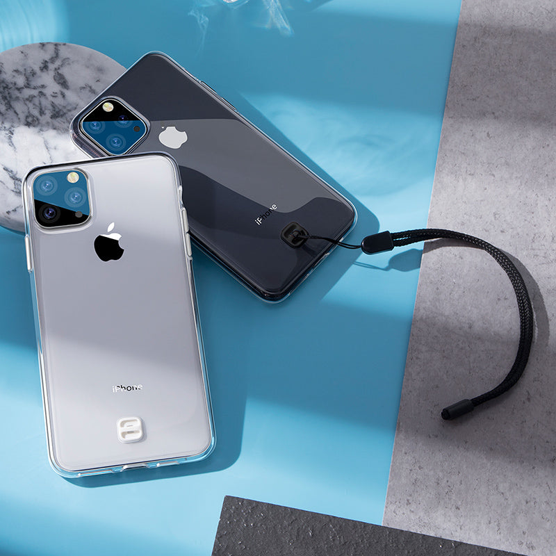 Baseus Clear Transparent Soft TPU Protective Case with Lanyard For iPhone 11 Pro Max 6.5 Inch
