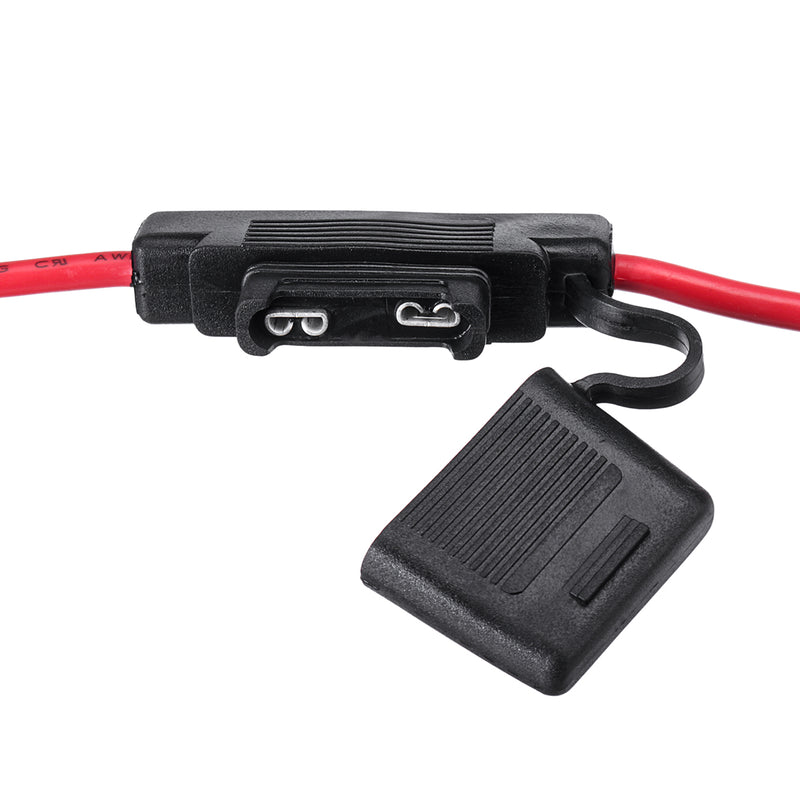 50A Maxi Car Fuse with Weatherproof Holder 8AWG (8B&S) Wire Dual Battery for Car