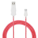 Bakeey 2.4A Flowing Light Micro USB Fast Charging Data Cable 1M For Smart Phone Tablet
