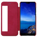 NILLKIN Window Smart Sleep Shockproof Flip PU Leather Full Body Cover Protective Case for Huawei P20